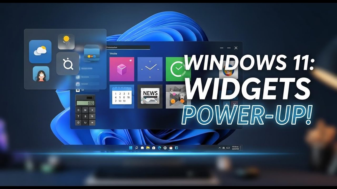 Add Widgets to the Desktop Add Widgets to the Start Bar Windows 11 Customization