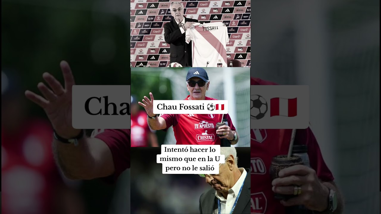 Adi&oacute;s Fossati 🇵🇪⚽ #seleccionperuana #fossati #per&uacute;