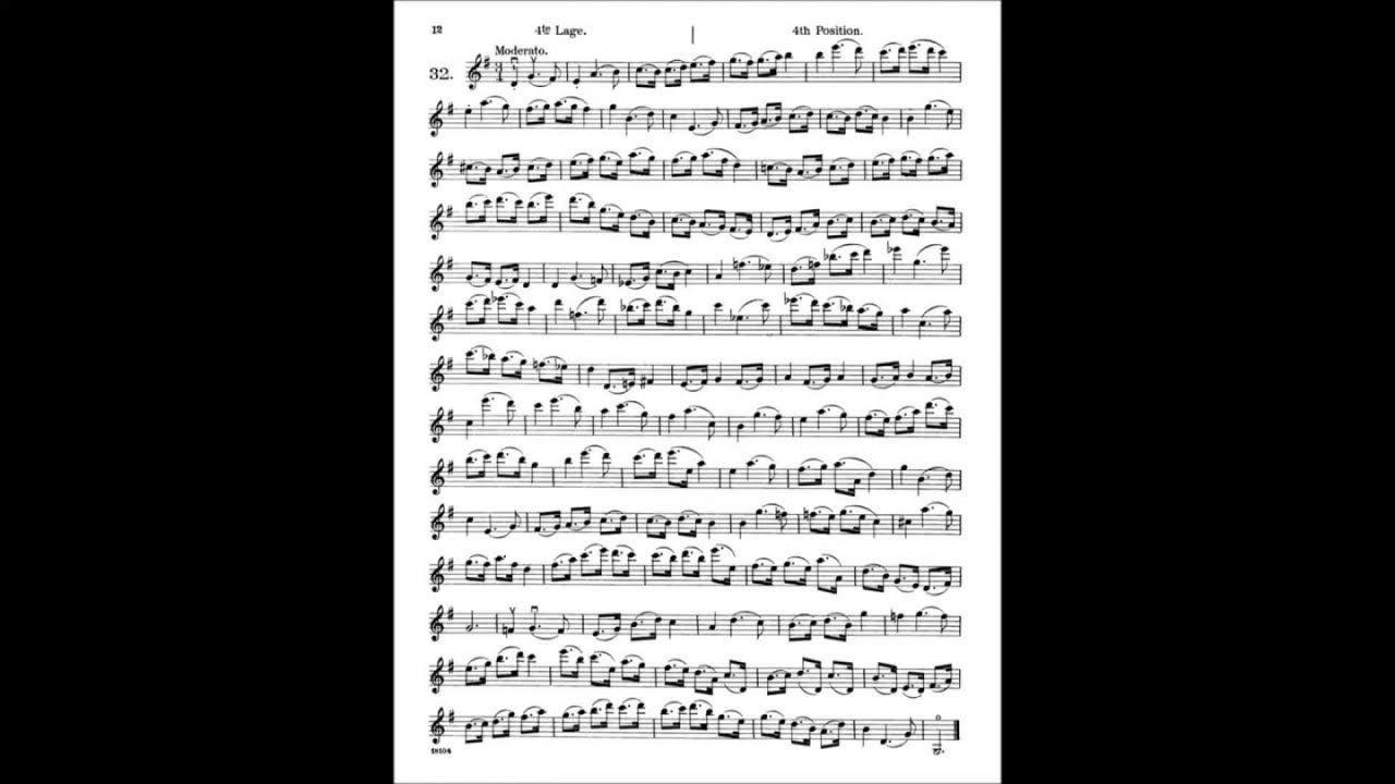Hans Sitt - Studio n. 32 op. 32 (didattica violino)