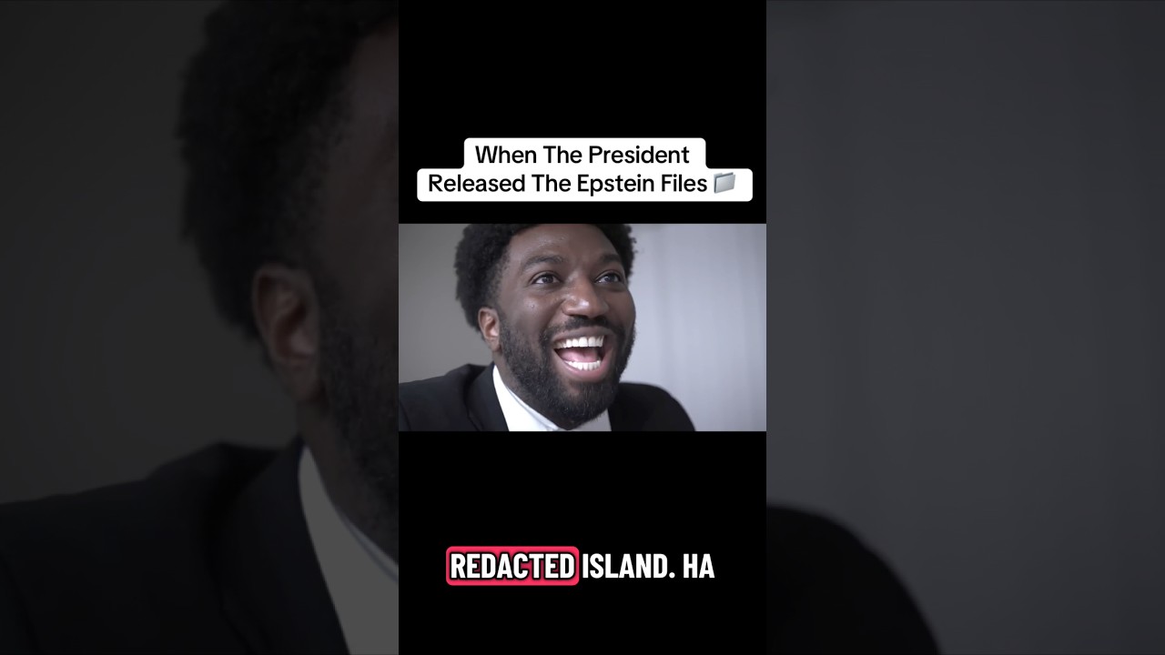 The Epstein Files having Redacted information is insane 💀 #skit  #comedy #epsteinfiles #president