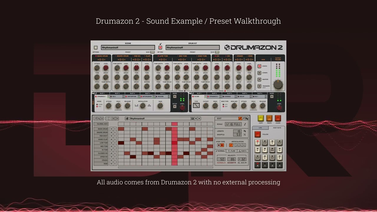 Drumazon 2 preset walkthrough 1