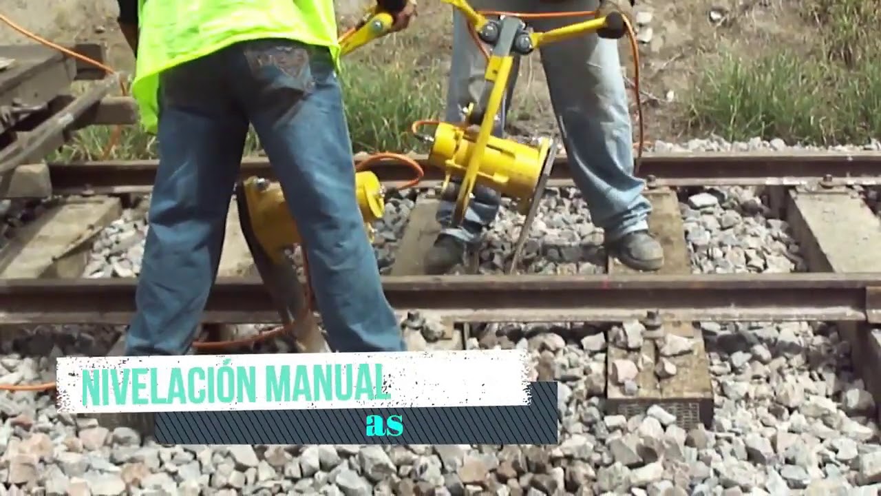 Como se nivela una v&iacute;a f&eacute;rrea