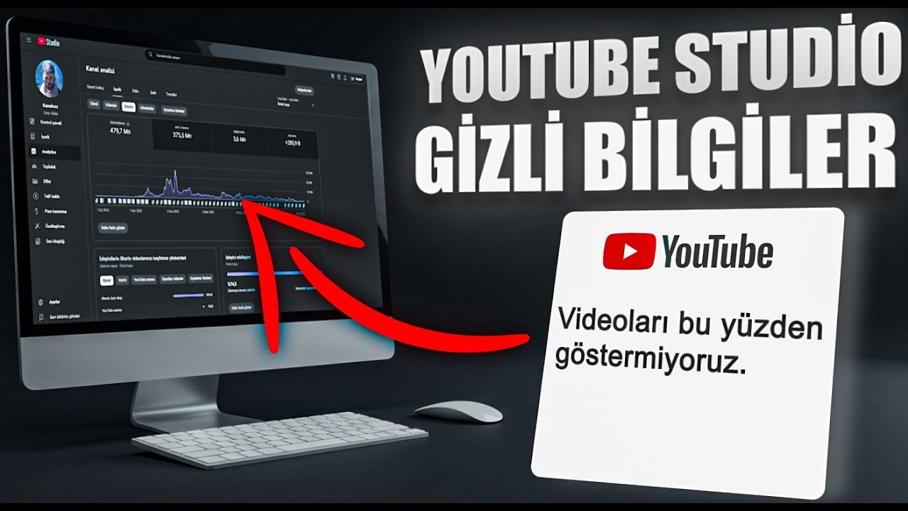 YouTube Studio’nun GİZLİ Özellikleri✅ Bu Verileri Kontrol Etmeden Video Atma!