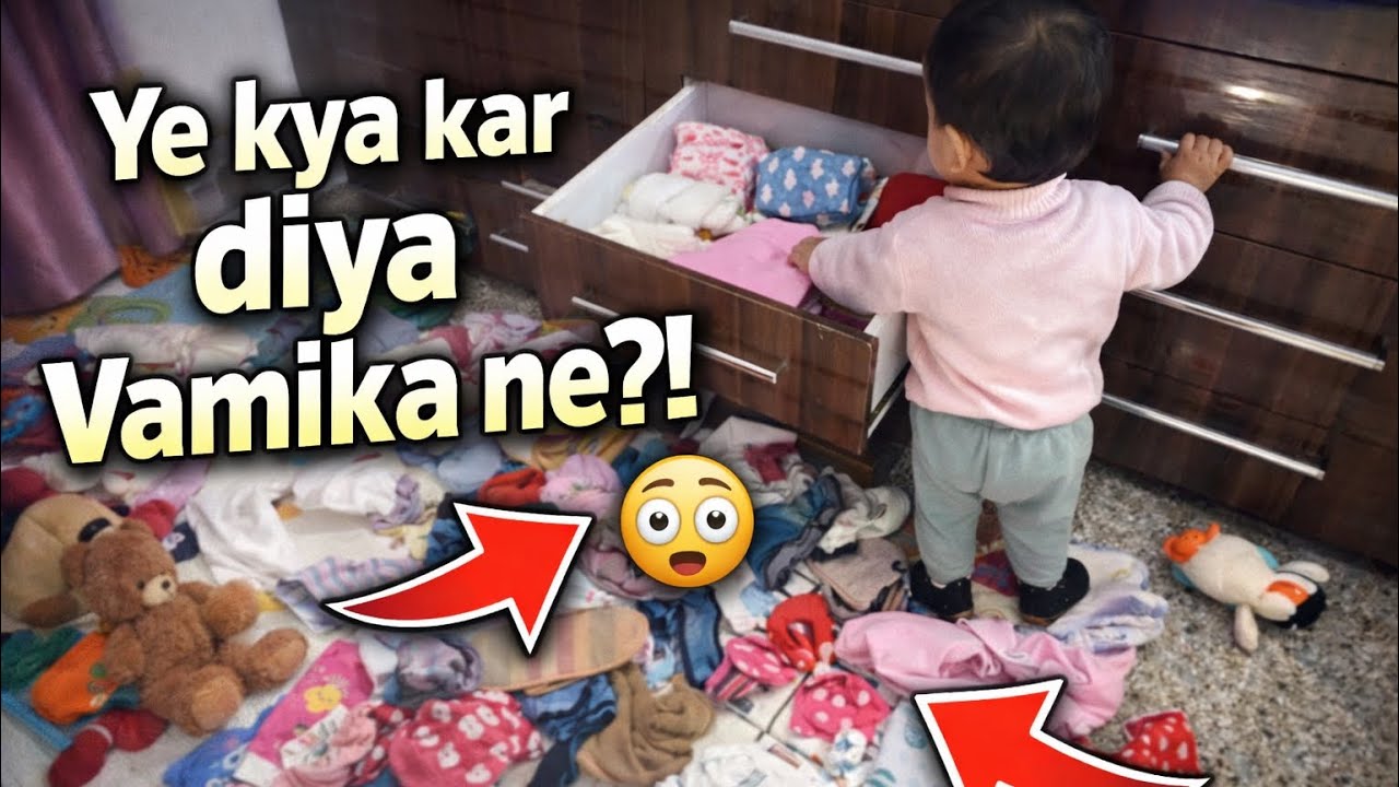 Maine sirf wardrobe lagayi thi… Vamika ne pura ghar faila diya 😩😂 | Mom Life | RVM Life