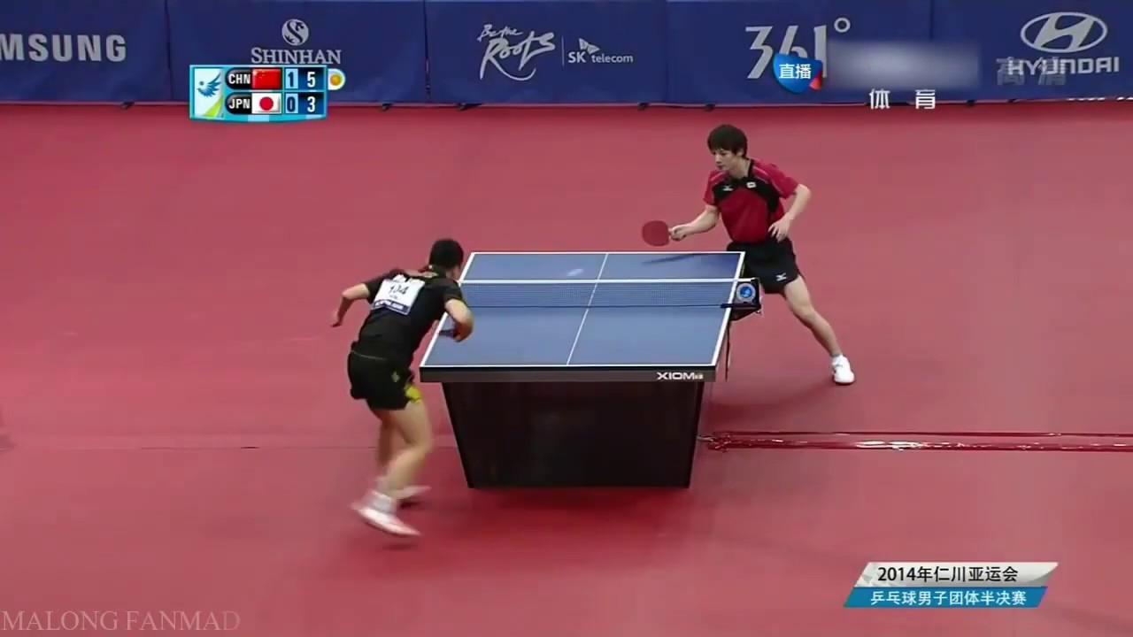 Ma Long vs Kenta Matsudaira | 2014 Asian Games MT-SF (HD50p)
