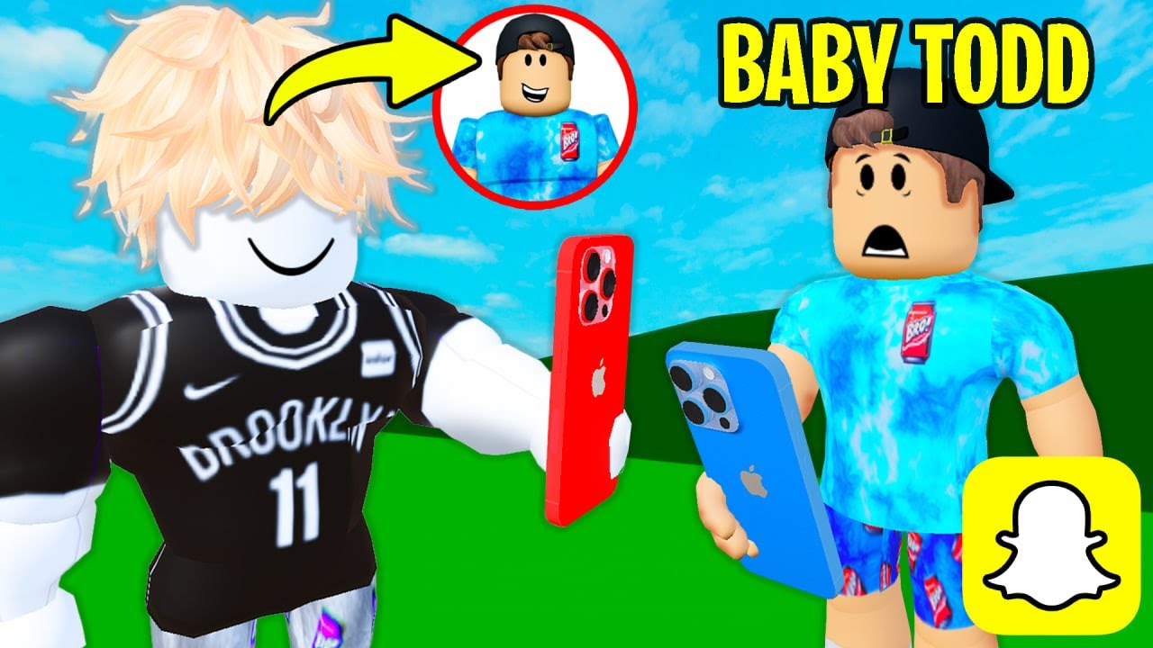I Test MY SON with Roblox Snapchat..
