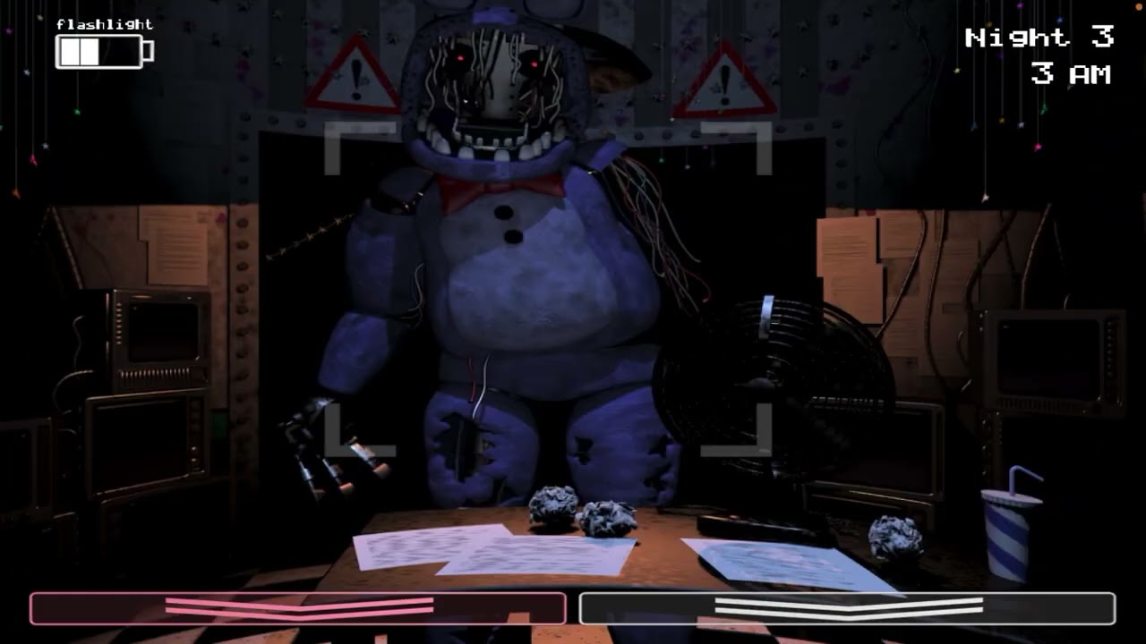 Проходим Fnaf два третью ночь опять не прошел