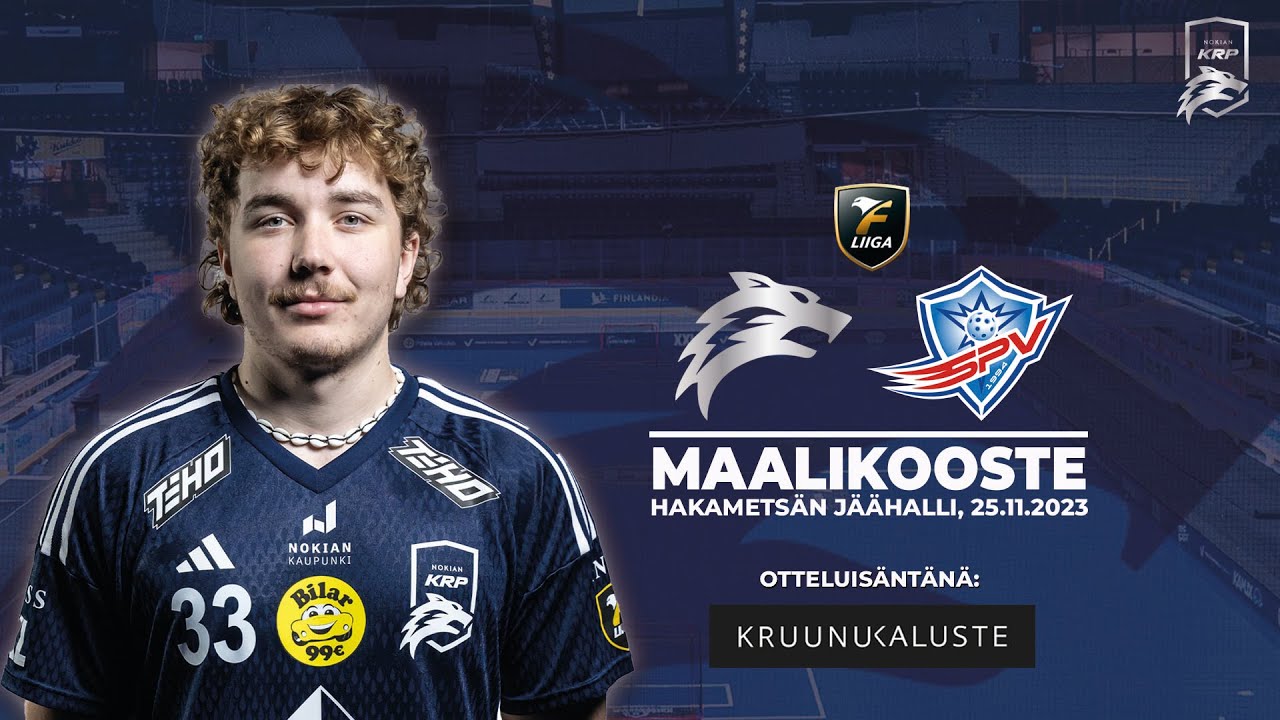 F-Liiga: Nokian KrP–SPV, Maalikooste, 25.11.2023