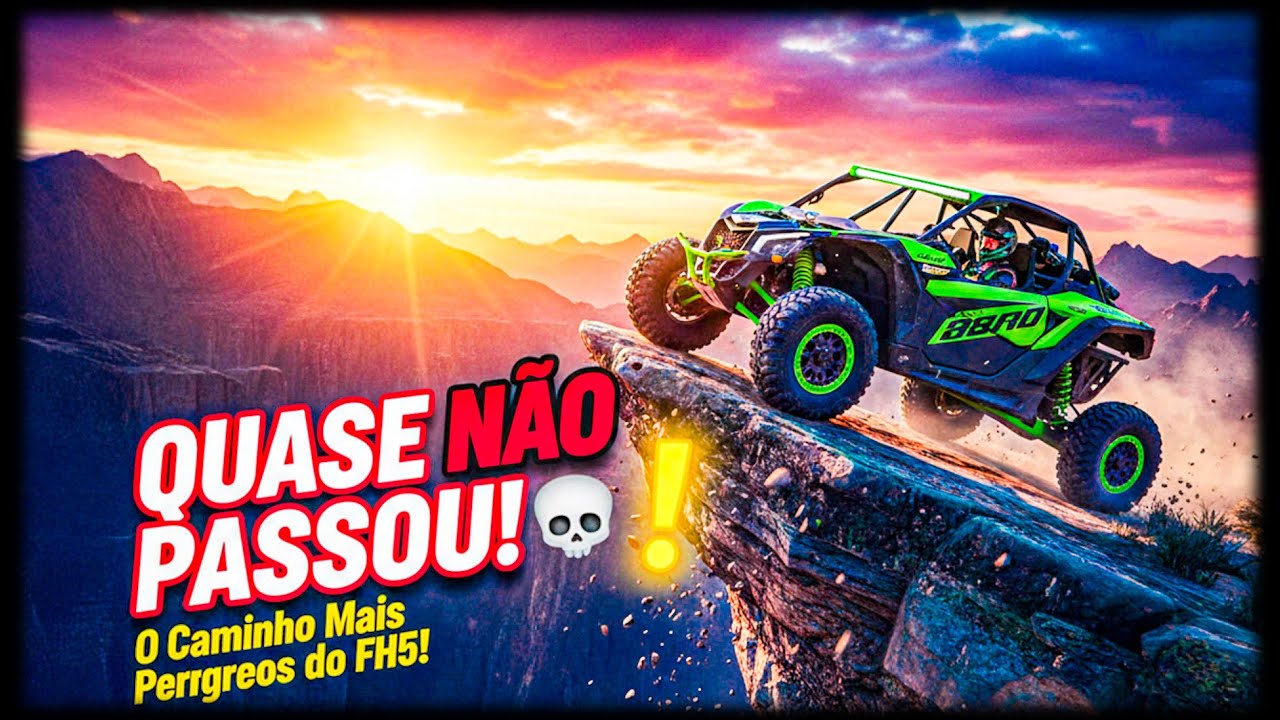 QUASE NÃO PASSOU! 😱 O Caminho Mais Estreito e Perigoso do Forza Horizon 5!