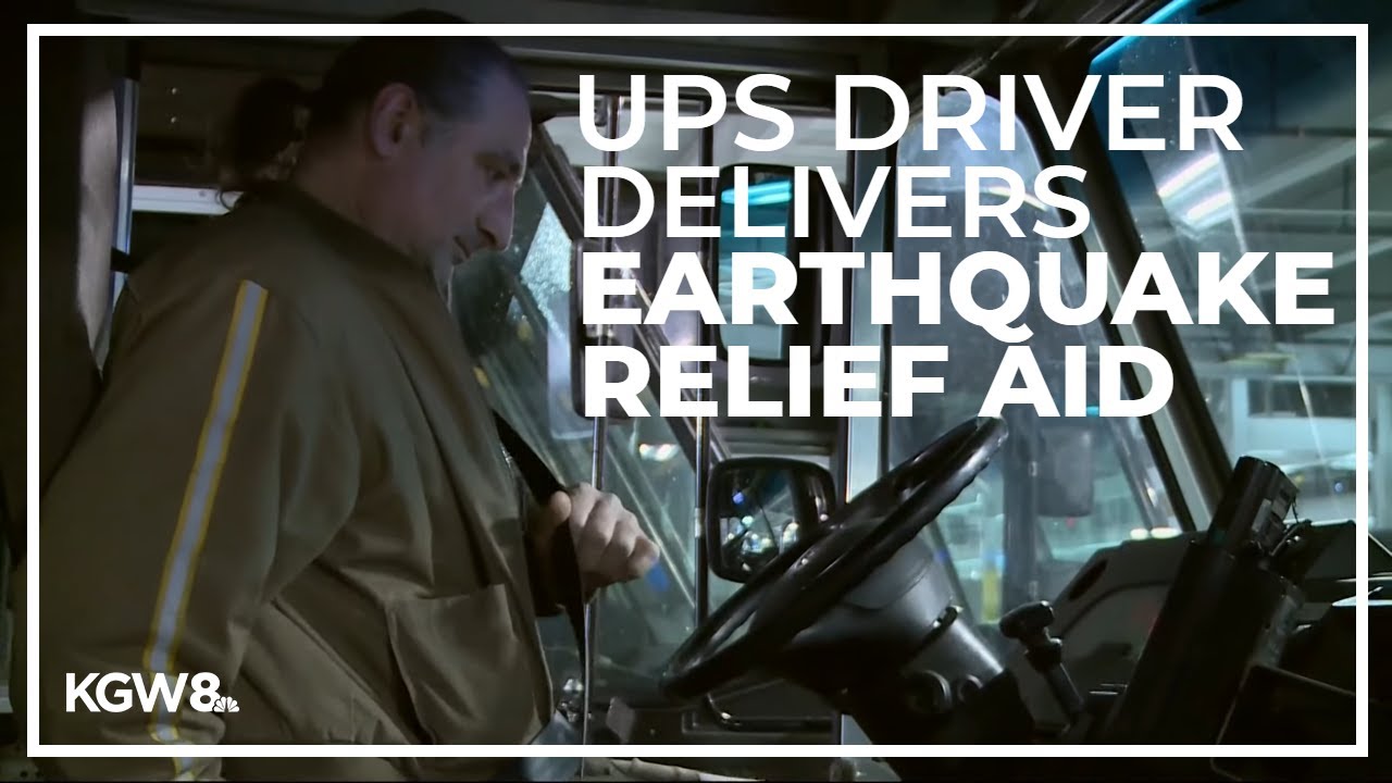 Oregon UPS driver helps deliver earthquake relief supplies to Turkey