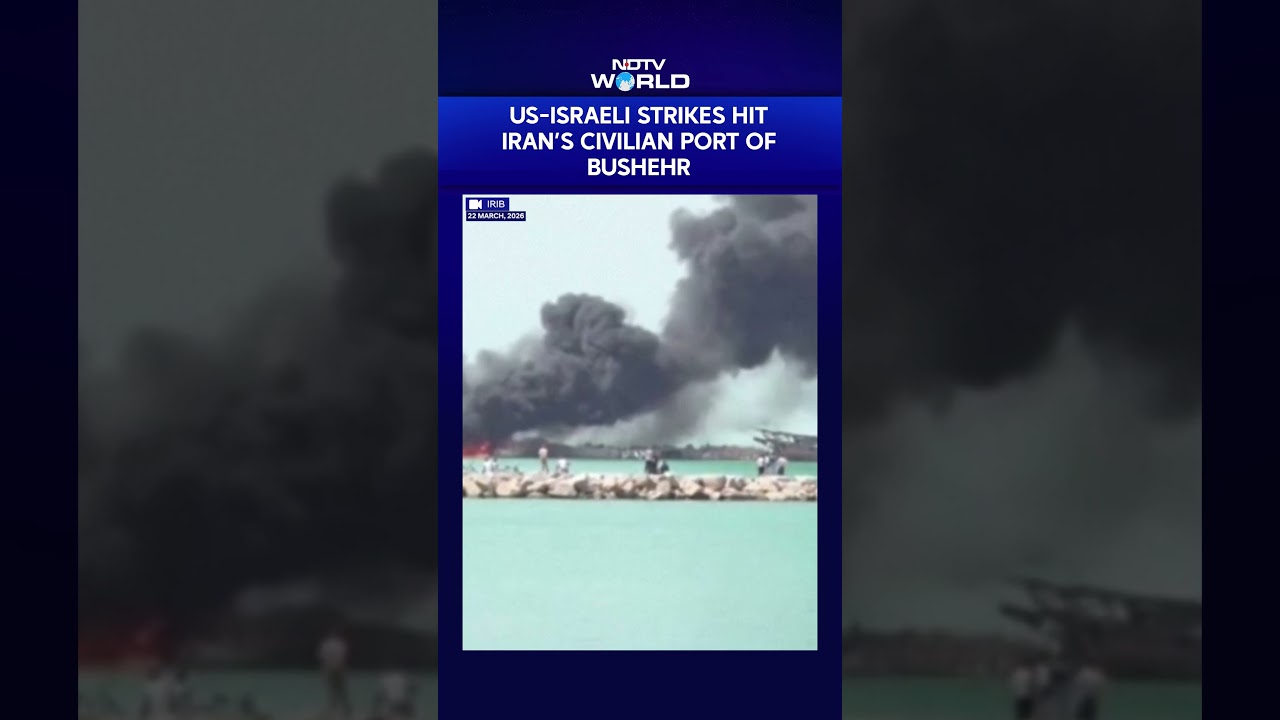 Iran Israel War News | US-Israeli Strikes Hit Iran's Civilian Port Of Bushehr