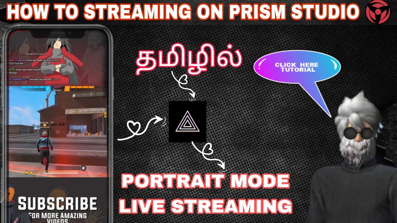 🤔HOW TO STREAM WITH PRISM Live studio-தமிழில் |2025| Best😍 app for Android free fire live streaming