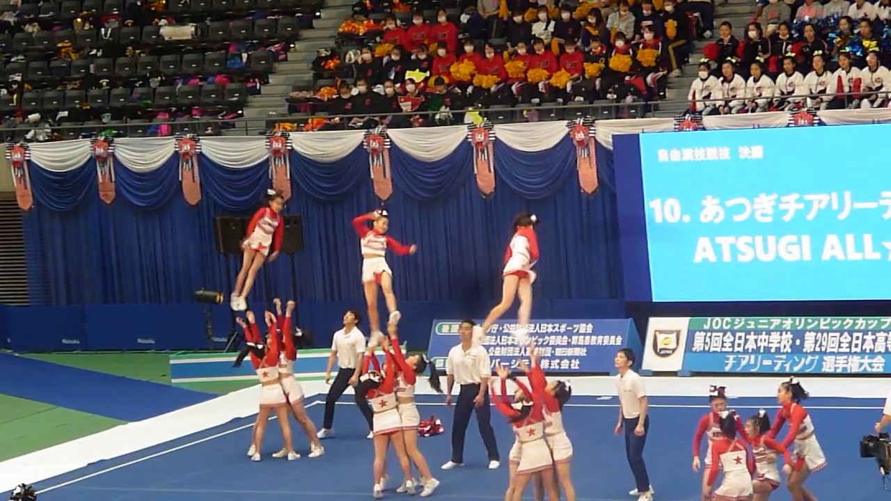 あつぎチアリーディングチーム ATSUGI ALL ☆ STARS 決勝 全日本中学校選手権2019