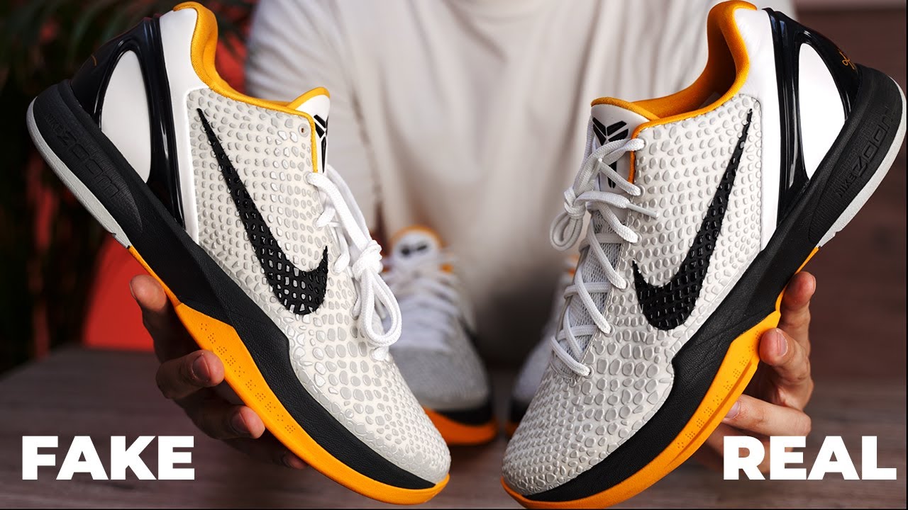 REAL VS FAKE - Nike Kobe 6 Protro 