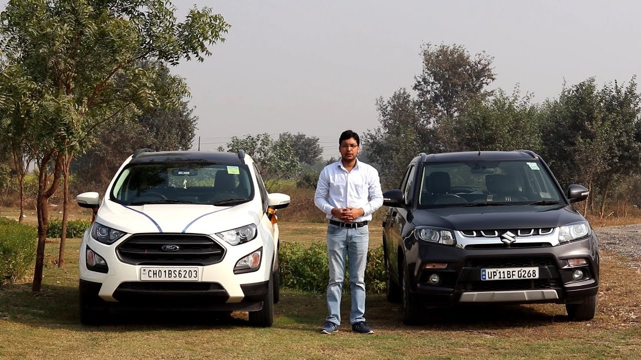 Ford EcoSport Titanium S VS  Maruti Vitara Brezza | Comparison Test | Best compact SUV in India
