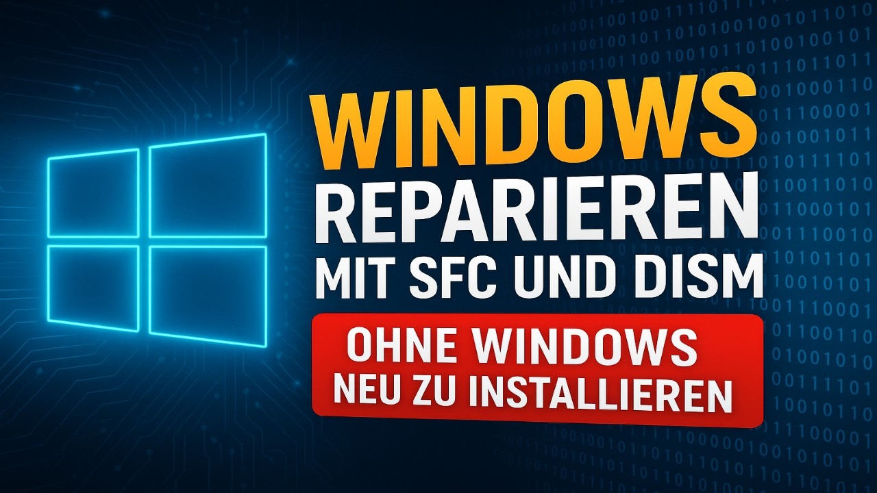 ⚠️ SFC + DISM: So reparierst du Windows ohne Datenverlust – funktioniert wirklich!