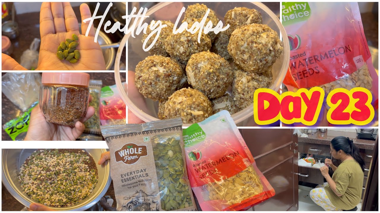 23/365 Living in Jaipur Vlog  Finally I made Healthy mix seeds laddu  holi special #dayinmylife
