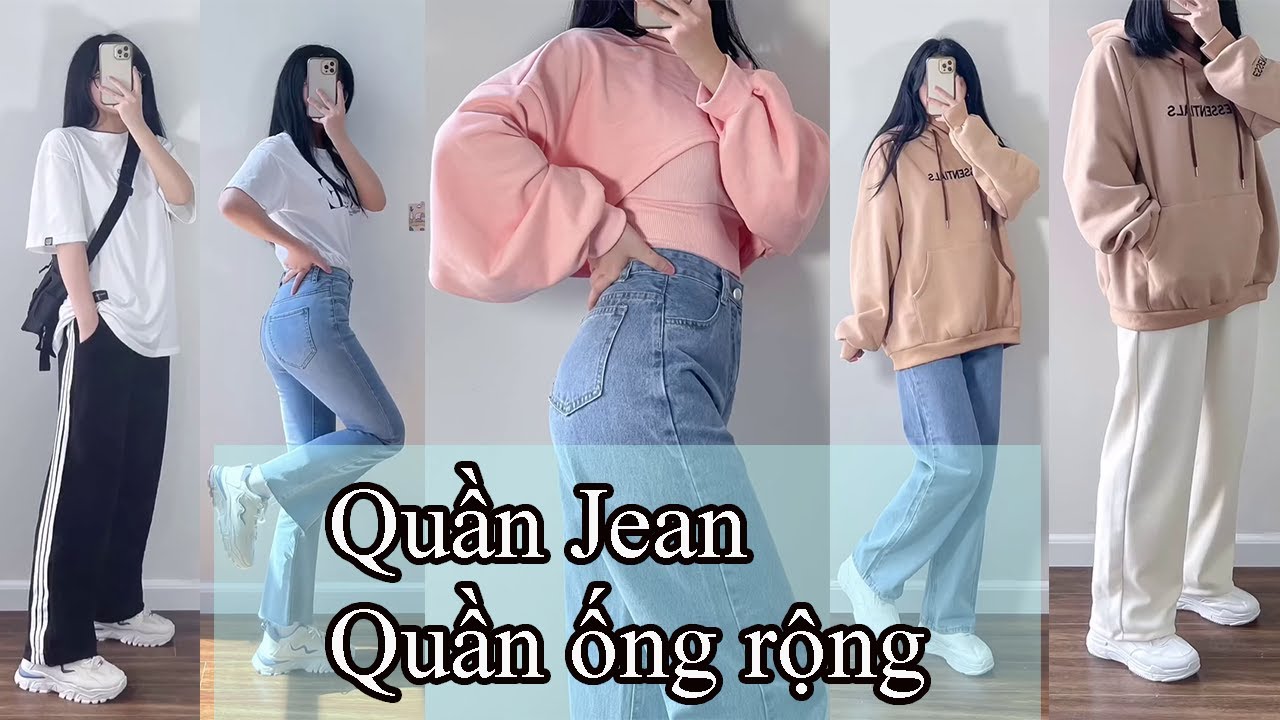 [Shopee haul] Tổng hợp tiktok unboxing những chiếc quần ống rộng dưới 150k hack dáng siêu cá tính #2