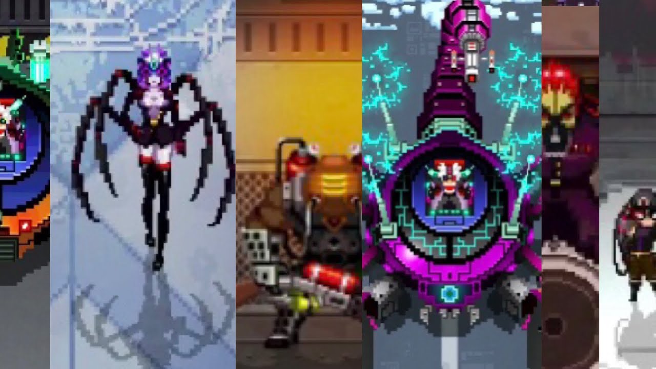 Evil Factory: All important bosses (Hard Mode)