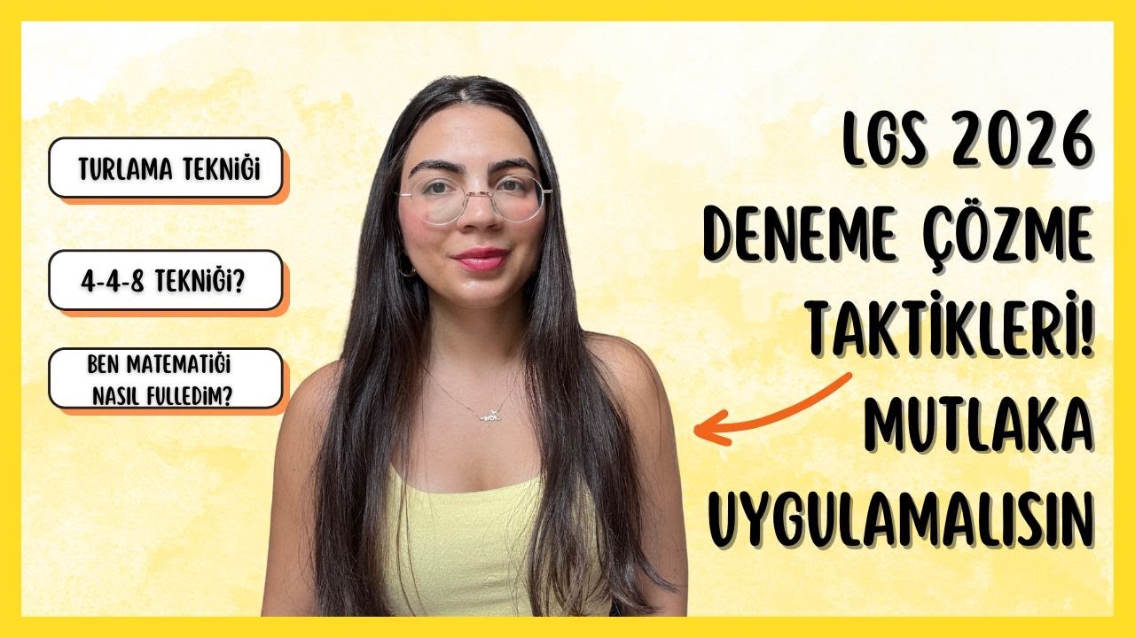 LGS Denemelerini Çözerken Kullanman Gereken Teknikler!