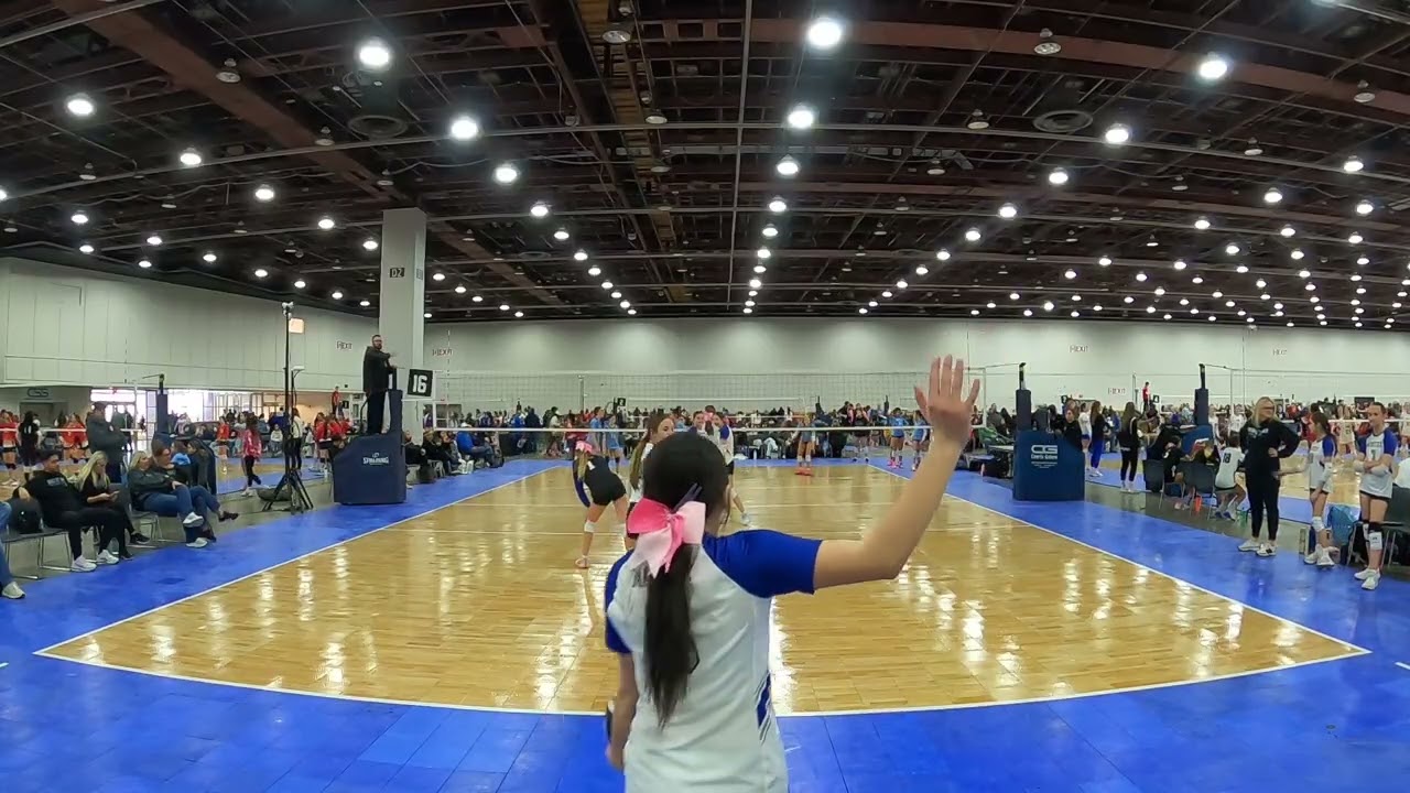Presidents Day Challenge Game 2 set 1 Vs Unified 13- State East 25-15 loss