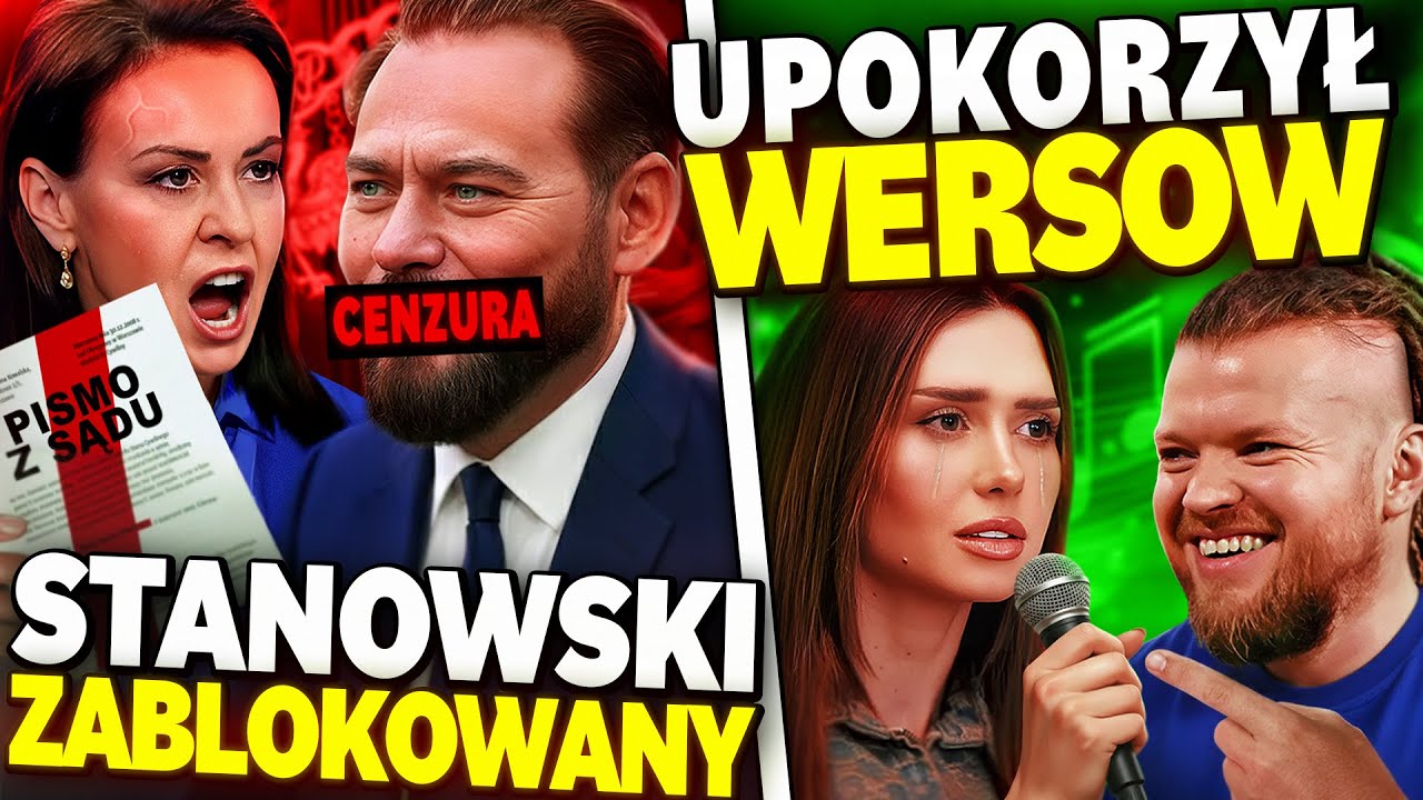 STANOWSKI ZNOWU CENZUROWANY PRZEZ SĄD? (WARDĘGA, FRIZ,  WERSOW, MOKRY SUCHAR)