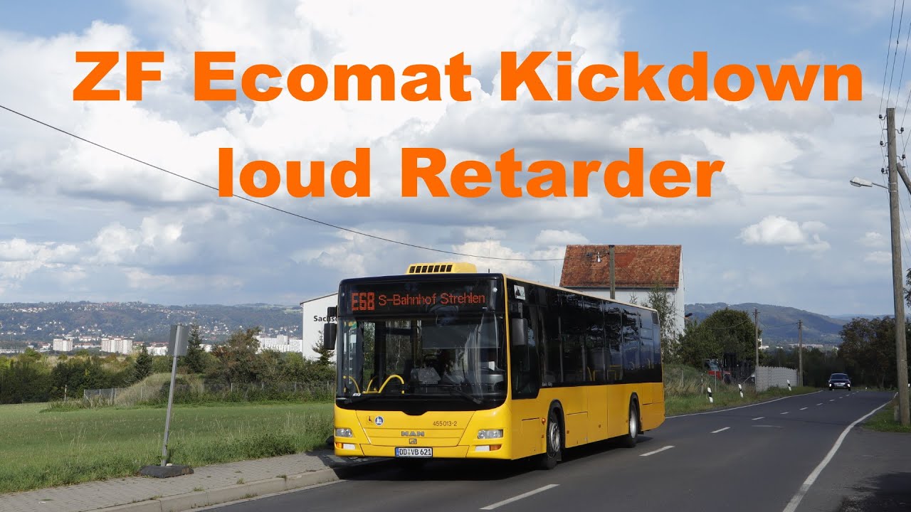 [SOUND] DVB AG (VGM Bus) | MAN A21 E4 | ZF Kickdown | lauter Retarder 455 013-2