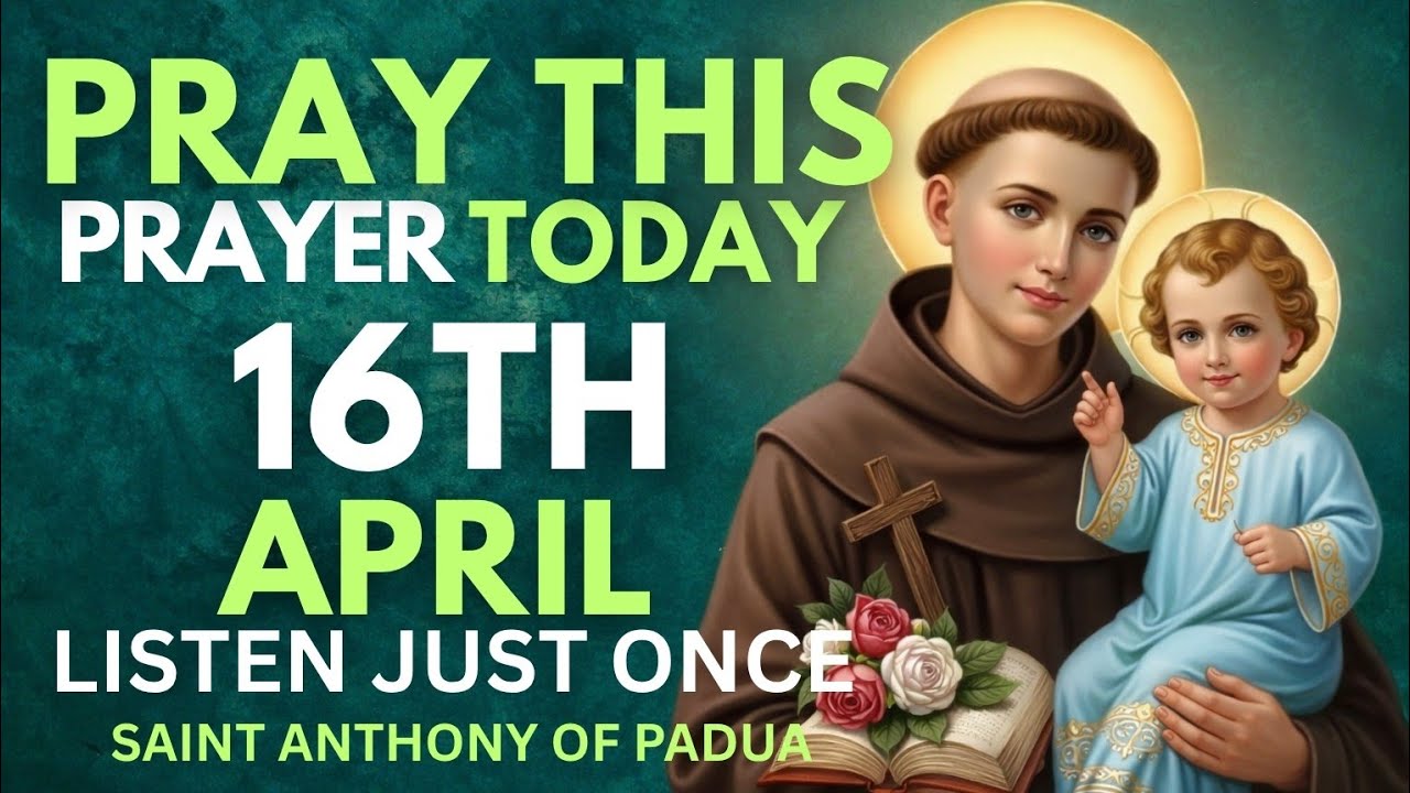 DO NOT LEAVE THIS PRAYER - SAINT ANTHONY OF PADUA QUICK AND URGENT HEALING AND MIRACLE PRAYER
