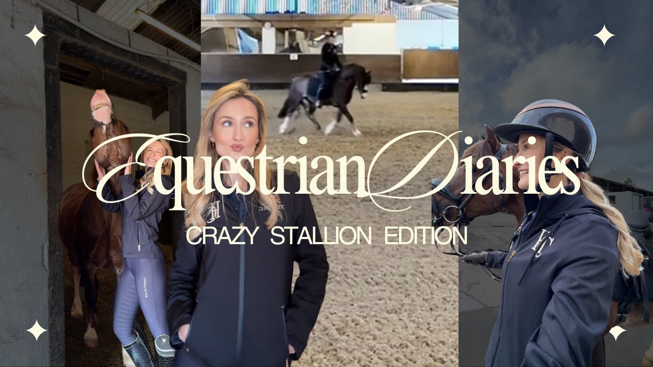 Crazy Stallion - the naughtiest my horse has ever been.. | Winter Horse Riding Vlog