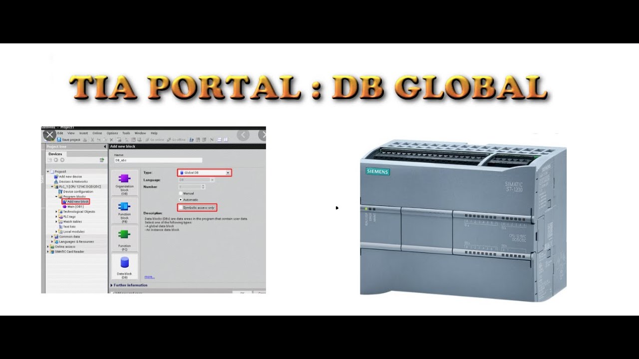 TIA PORTAL: DB GLOBAL