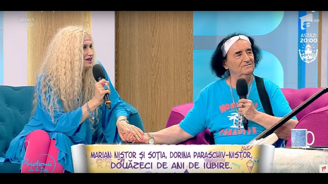 Marian Nistor și soția, Dorina Paraschiv-Nistor, douăzeci de ani de iubire