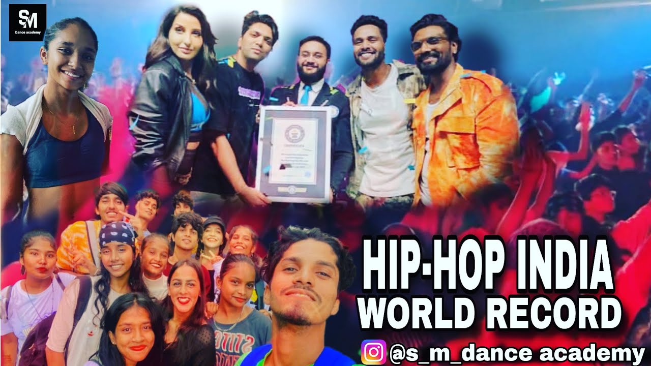 HIP-HOP INDIA | WORLD RECORD 2K23 | VLOG 5 | SM DANCE ACADEMY PRESENT| #smdanceacademy #vlog #dance