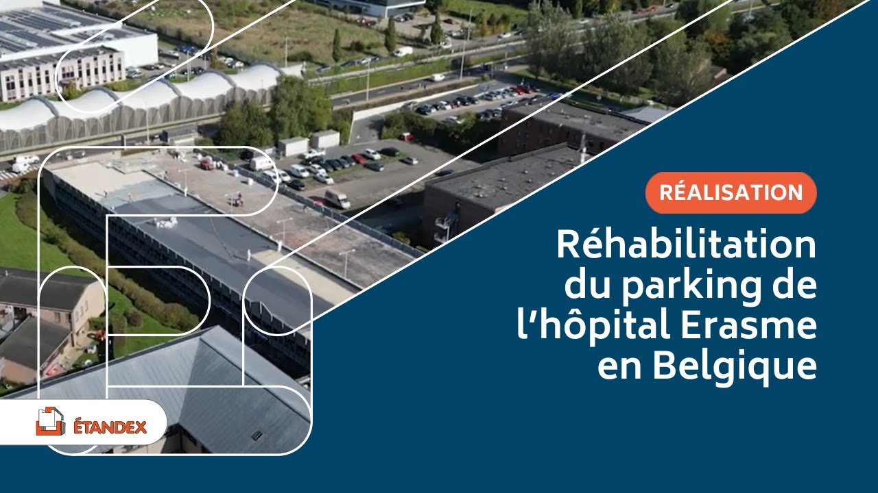 Réhabilitation du parking de l’hôpital Erasme à Anderlecht, en Belgique