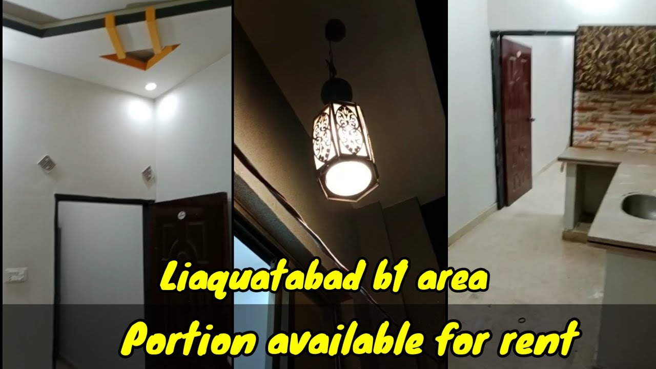Liaquatabad b1 area portion available for rent | liaquatabad flat for rent | best rental house