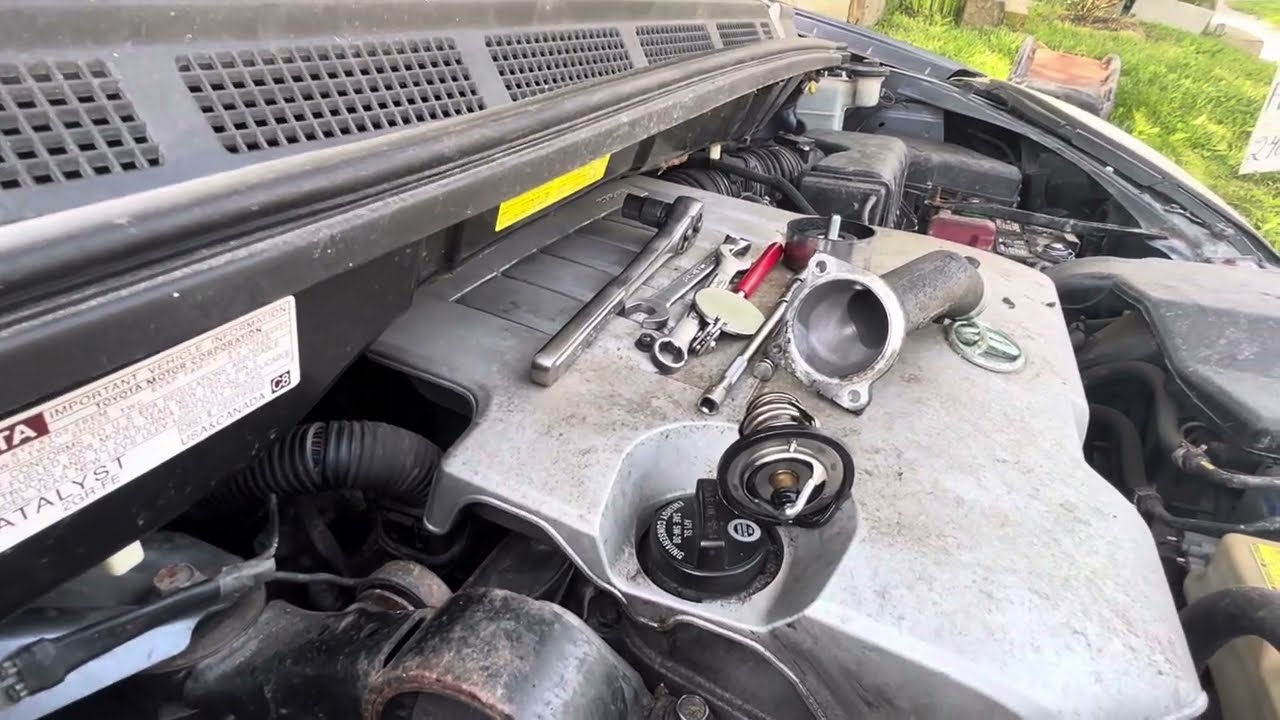 2008 Toyota Sienna, Highlander thermostat replacement, lower temp code