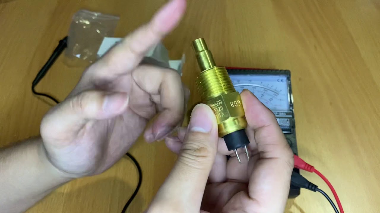 Cara Test Sender / Switch Sensor Air / Water Temperature Genset Alat Test Sederhana Multi tester