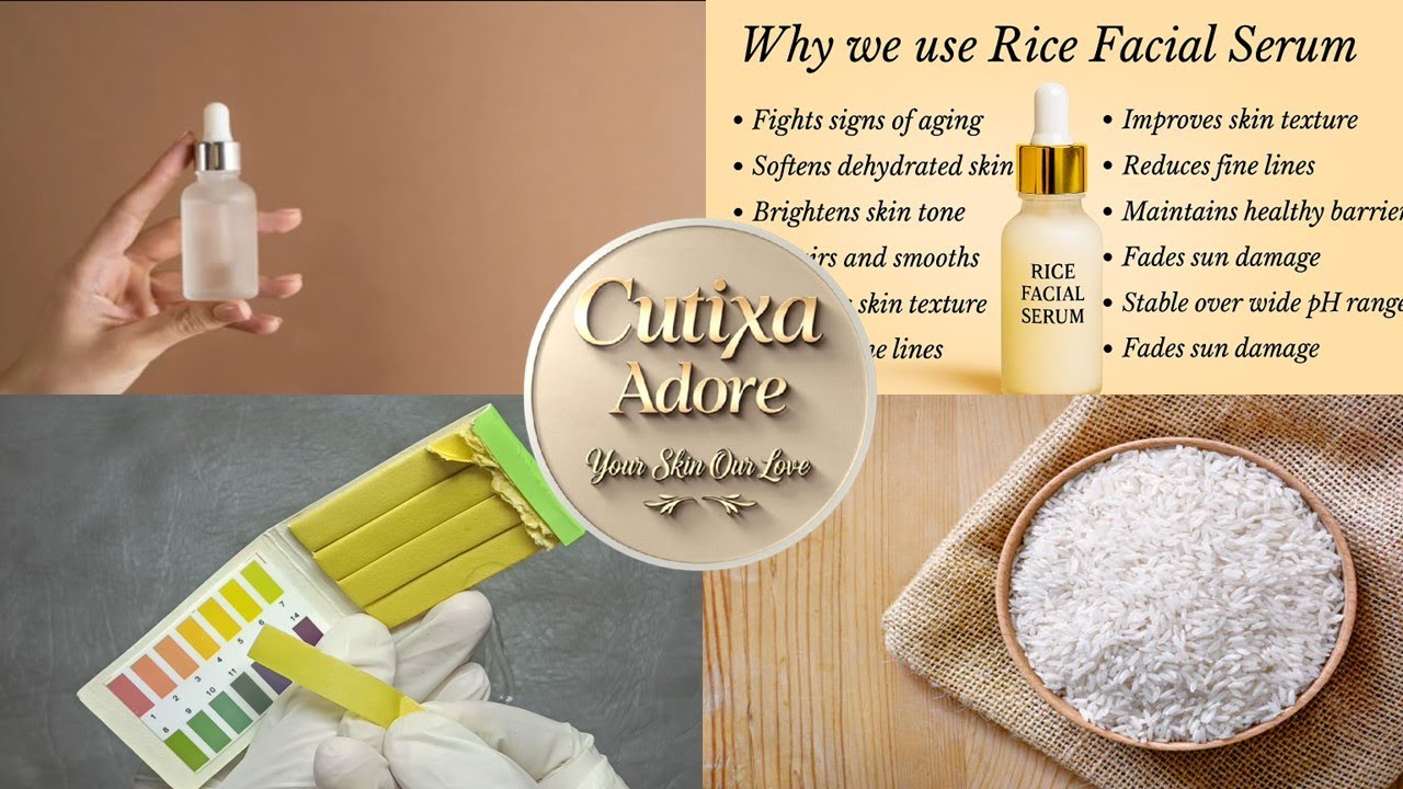 Korean Inspired Glass Skin Rice Facial Serum