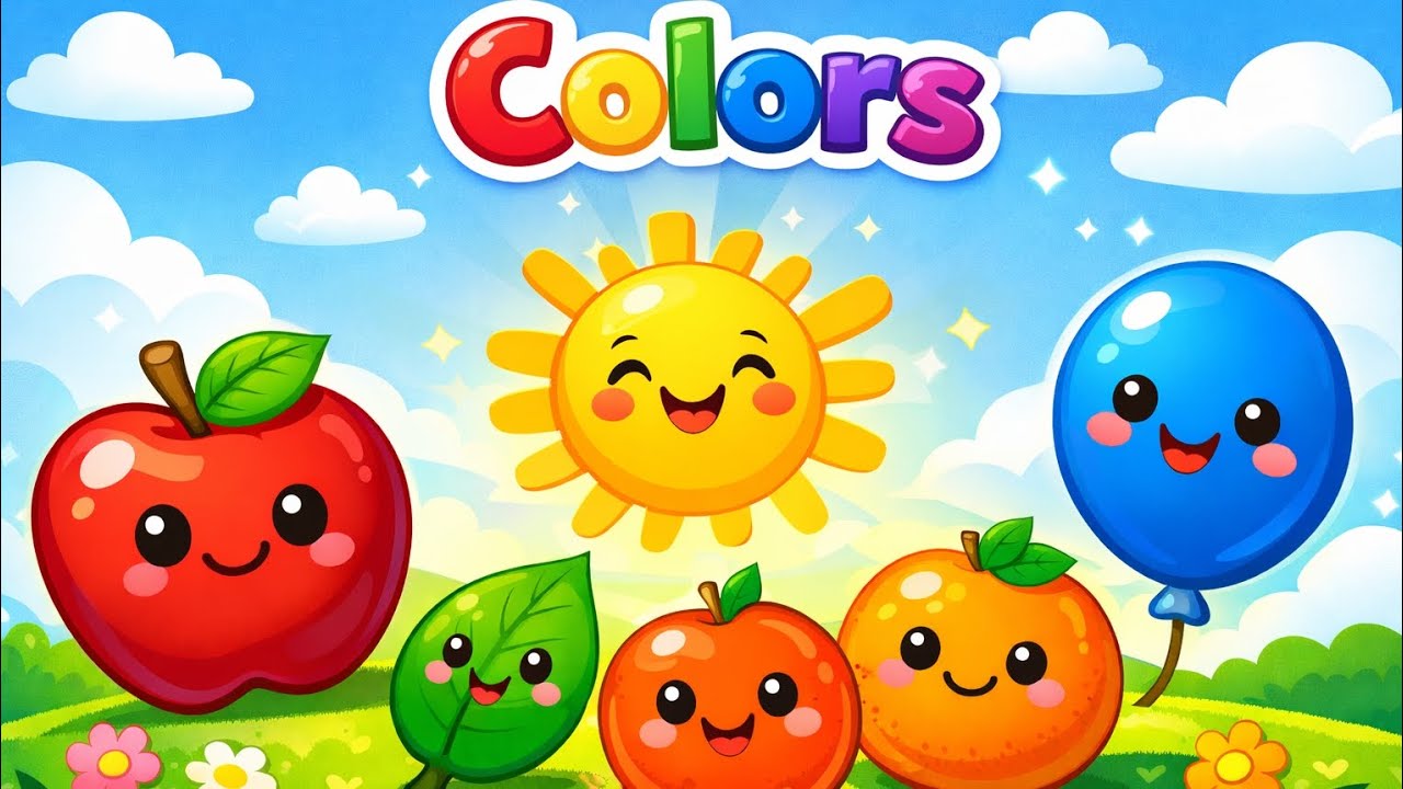 Colours Name for Toddlers 🌈 | Preschool Learning | Toddler Education | Kids Learning Video