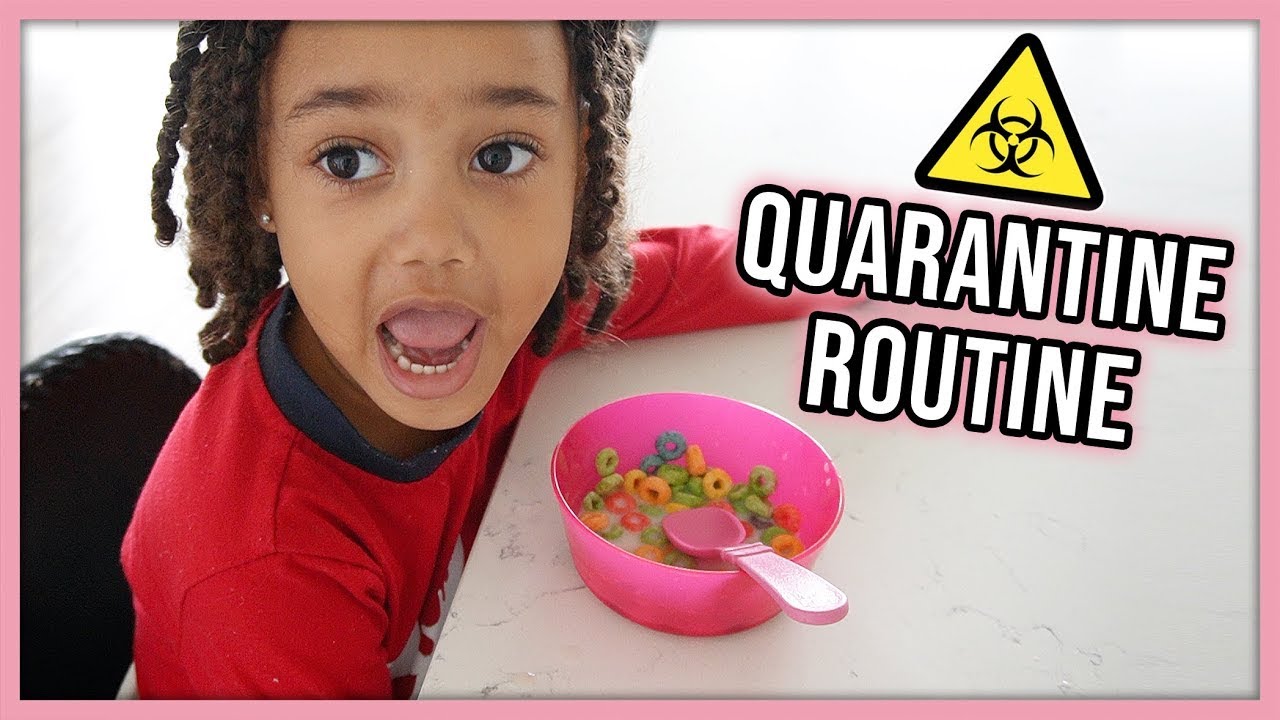 Our Daily Routine in Quarantine | Single Mom of 3 Year Old