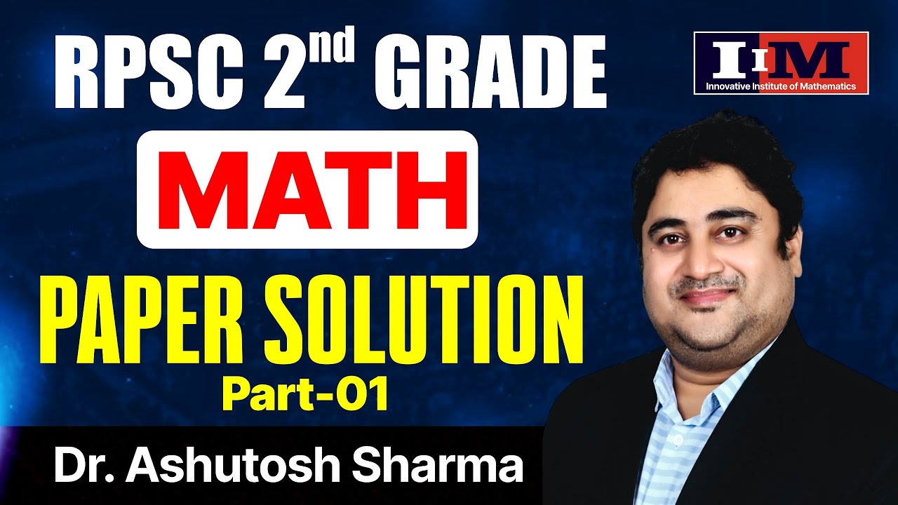 RPSC 2nd Grade Math Paper Solution Part 1