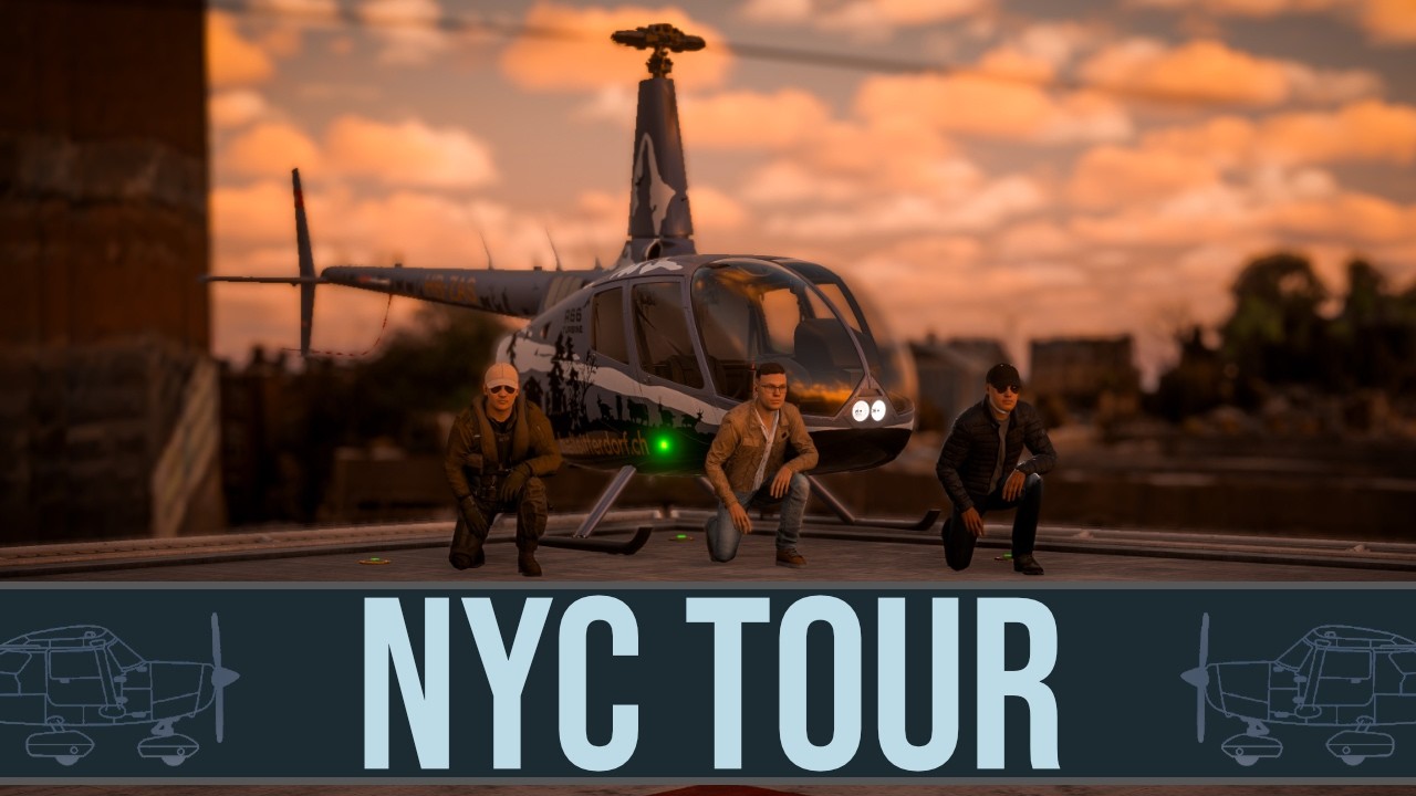 🔴 KETB to KJRB | NYC R66 Helicopter Adventure! | MSFS 2024