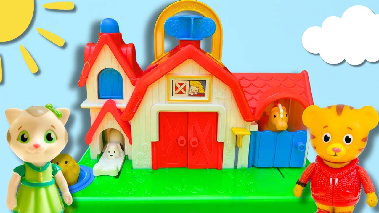 MISSING DOG Daniel Tiger’s Neighbourhood FARM Pop-Up Fisher Price Playset Story Time Surprise Box
