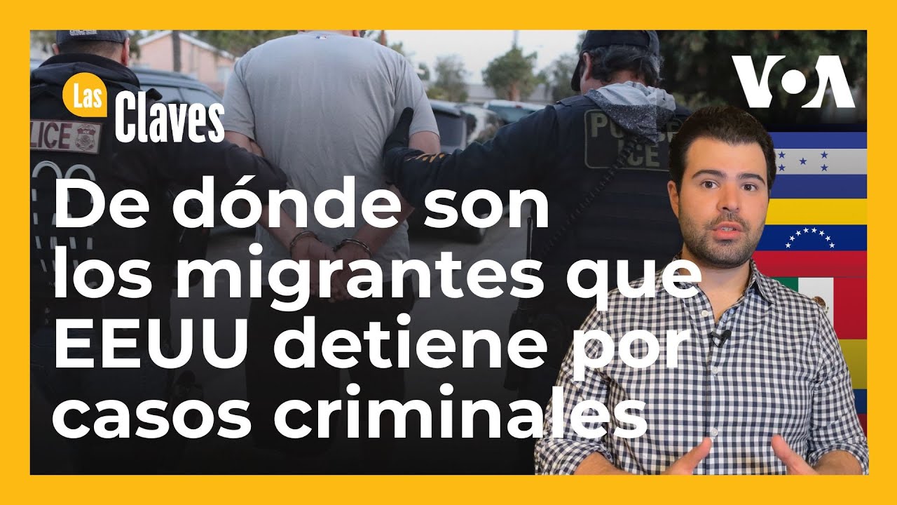 ¿De qué países de América Latina provienen los inmigrantes con más arrestos en EEUU?