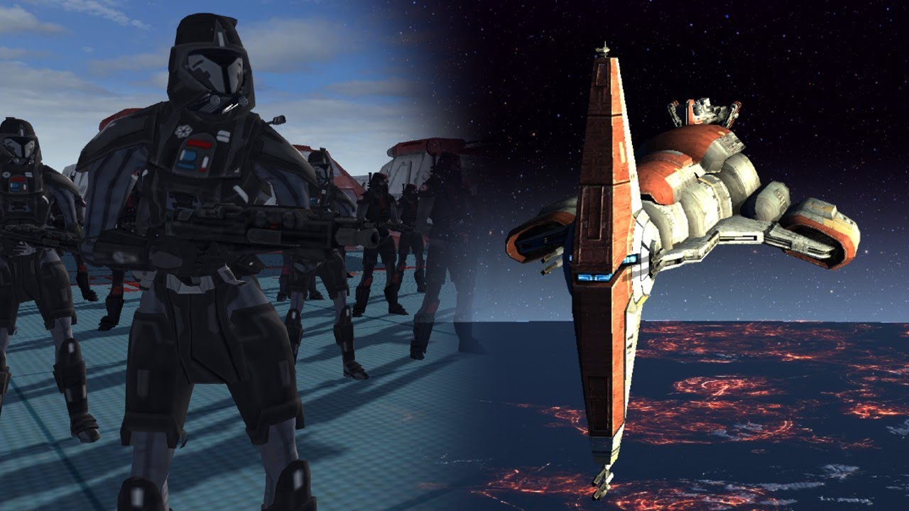 Old Republic vs Sith Empire - Empire at War & MOWAS2 Cinematic Battle