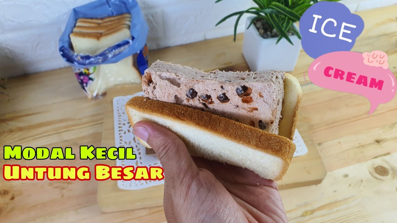 IDE BISNIS KEKINIAN : Resep Mudah Es Krim Potong Ala Singapore