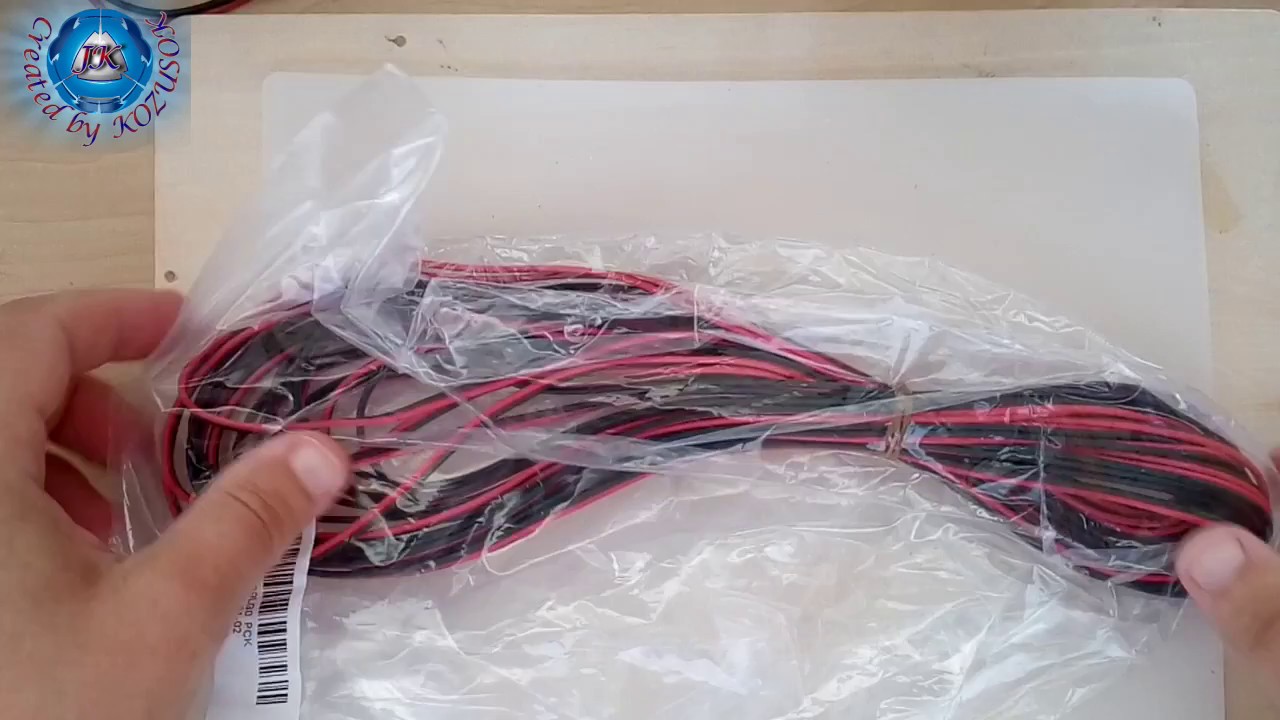 10M Tinned Copper 22AWG 2 Pin Red Black DIY PVC Electric Cable Wire-Banggood.com