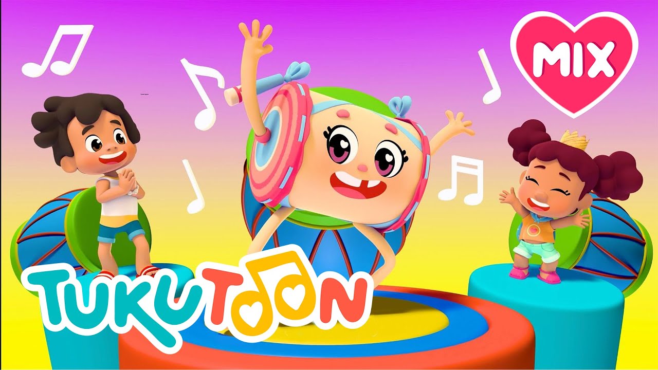 Mix Carnaval para bailar y cantar #TukuToon❤️🥁  #cancionesinfantiles  🥁