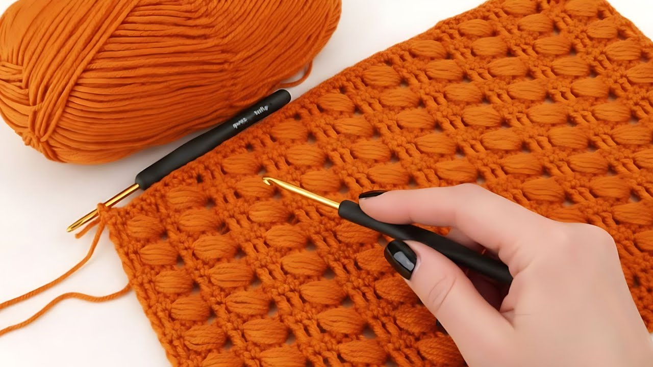 Only 2 rows! A truly wonderful stitch pattern