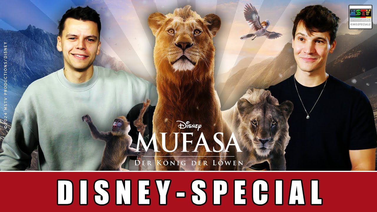 MUFASA: DER KÖNIG DER LÖWEN - Emotionale Momente für Wincent Weiss und Paul Fischer...