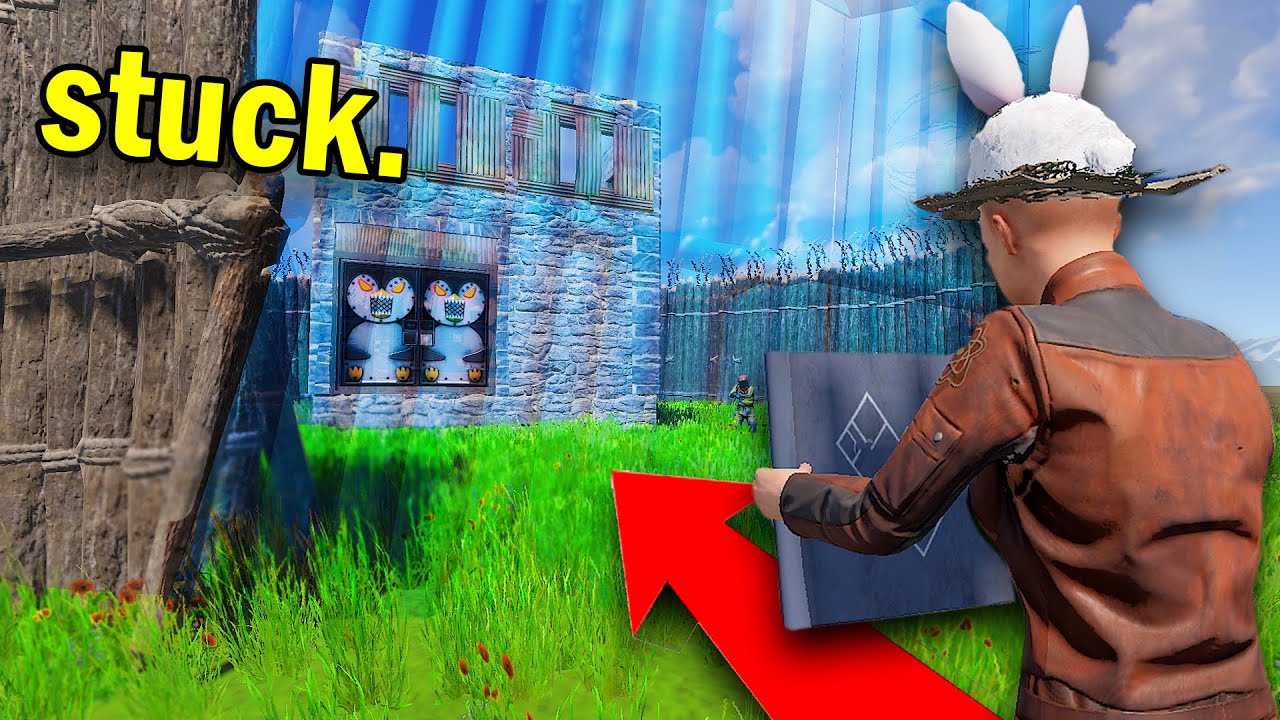 I Trapped Rust Players In Their Own Base...